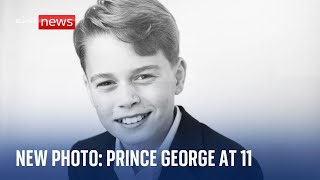 Royals release new photo of Prince George on his 11th birthday