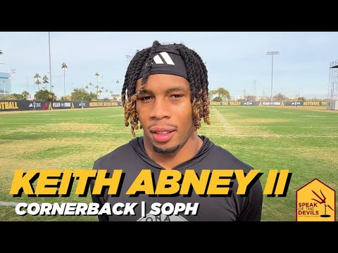 ASU CB Keith Abney on winning the Big 12 & Playoff preparation