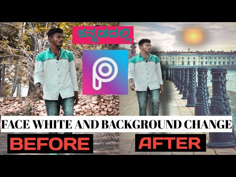 Picsart photo editing and background change in Kannada.Picsart photo editing. #kichhasachincreations