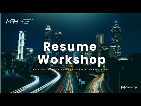 How To Revamp Your Resume Workshop by MPH #resume