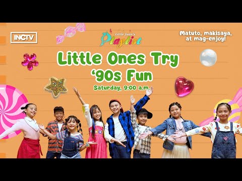 LITTLE ONES TRY '90s FUN | LITTLE JUAN'S PLAYLIST