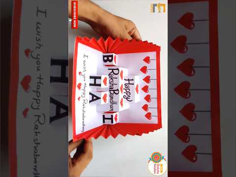 Raksha bandhan special card for brother 2024 / DIY Rakhi card idea #shorts #shortsvideo