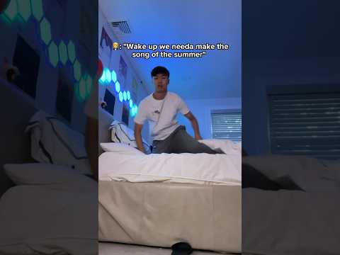 Kid wakes up and makes a banger