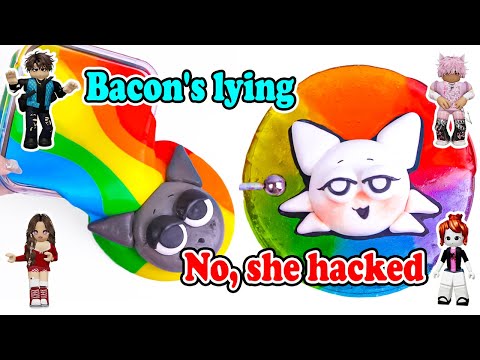 Relaxing Slime Storytime Roblox | My best friend Bacon is being bullied by a hacker