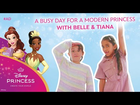 AD | Belle & Tiana's Busy Princess Day | Ep 5 | Create Your World | Disney Princess | @disneyjr