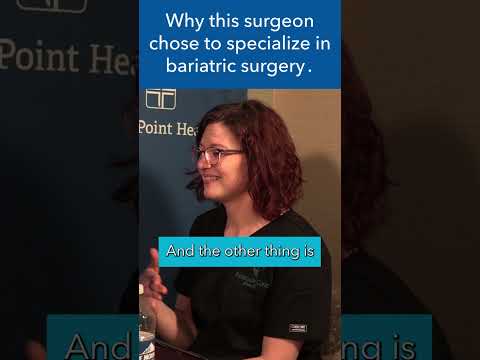 Why this surgeon chose to specialize in bariatric surgery #shorts