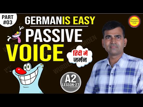 German A2 Lesson 27: Passive Voice Part-3 | Passiv Präsens | Deutsch A2-B1