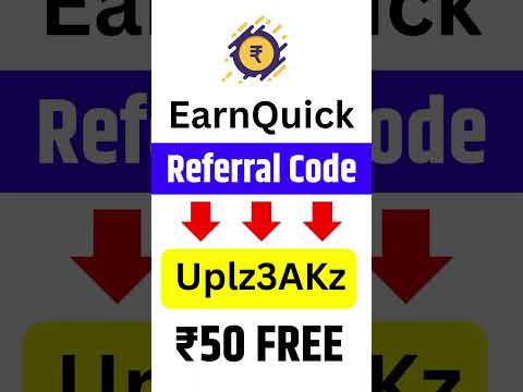 Earn Quick Referral Code | earnquick app referral code | earn quick referral code 2024