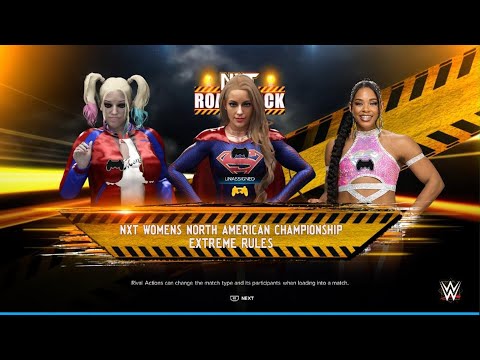 AWA Roadblock 2024: SuperGirl vs bianca Blair vs Harley. North American womens championship match