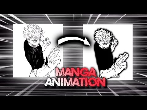 Manga Animation Tutorial On Smartphone | Basic Animation Tutorial #jujutsukaisen #mangaanimation