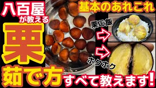 実は簡単‼八百屋が教える【栗の茹で方】基本のすべて