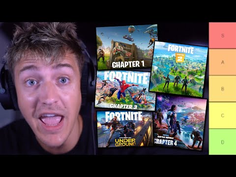 Ninja Ranked EVERY Fortnite Chapter From BEST To WORST!