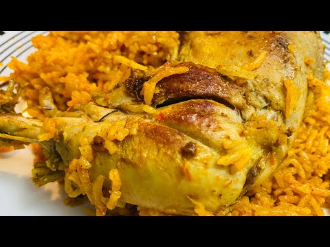 The Best Nigerian Chicken Jollof Rice / Delicious Jollof Recipe @rafisviews