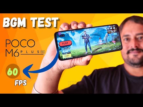 Poco M6 Plus 5G BGMI Test Review | Bgmi fps test 🔥