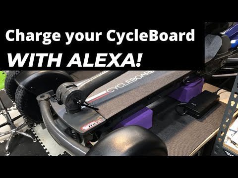 How to Charge CycleBoard Rover (or any PEV) with Alexa!