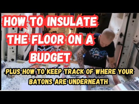 How to insulate campervan conversion floor budget insulation boards #vanlife #camper #diy #vanbuild