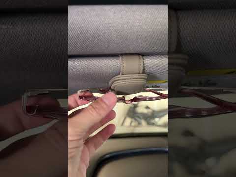 Magnetic Leather Car Visor Sunglasses Holder (Honest Review)