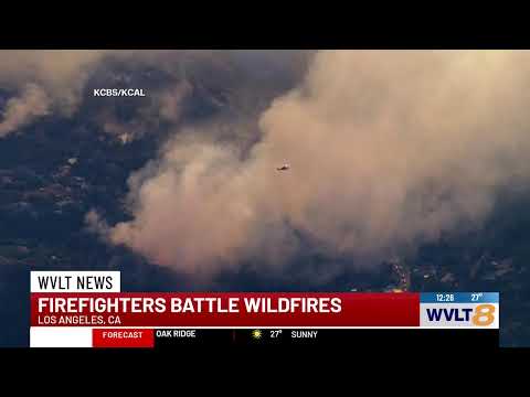 LIVE: Firefighters battle devastating Los Angeles wildfires