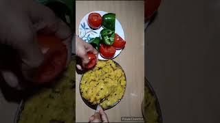 stuffed tomato and capsicum/भरवा शिमला मिर्च और टमाटर की सब्जी/shimla mirch ki sabji/stuffed tomato