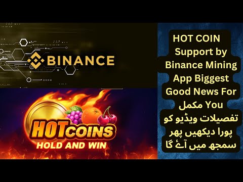 Best And 100% Real Airdrops || HOT COIN Mining  App || Support by Binance