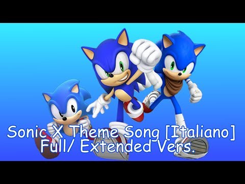 Sonic~ Sonic X Theme Song [Italiano] (Lyrics) (Requested TheBlueSorcerer101)