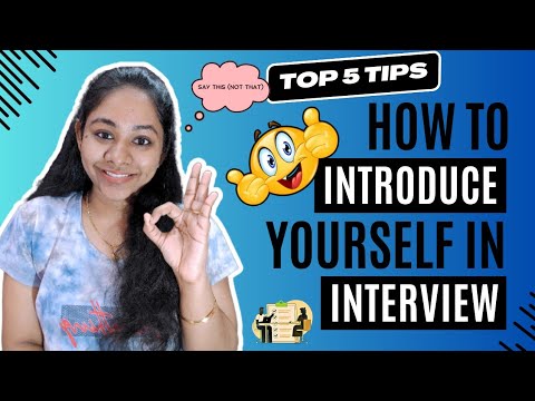 Top 5 tips🌟 on how to introduce yourself in interviews🚀💯 | Self Introduction for Freshers💥 | IT jobs