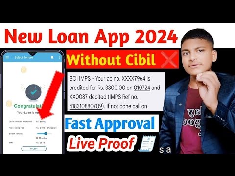 101% New Instant Loan App Without Income Proof || Loan App Fast Approval 2024 - Bad CIBIL Score Loan