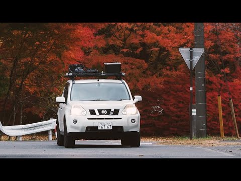 戸隠　紅葉ドライブ＆薪ストーブキャンプ　【Togakushi.  Driving and camping in autumn leaves】