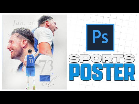 How to Create a Simple Sports Poster in Photoshop! | Cal So Scoped