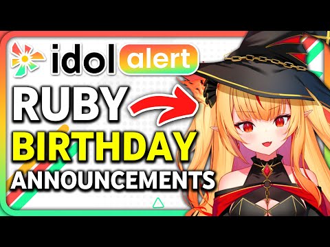 Ruby's Birthday comes with special announcements~ #idolalert ⭐ Host: @KaiSaikota