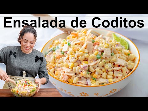 Classic Ensalada de Coditos: Mexican Pasta Salad with a Protein Boost!