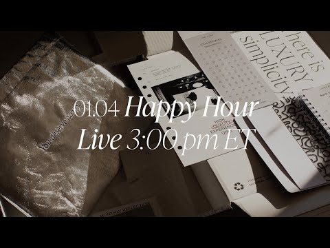 New Year, New Accessories | Happy Hour Live 1.4.24 | Cloth & Paper