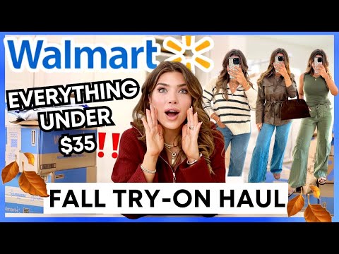 WALMART FALL NEW ARRIVALS🍂 UNDER $35!!  Walmart Fall Try-On Haul  20+  fashion finds!! #walmarthaul