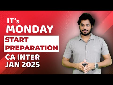 45 DAYS TIME TABLE | JAN 2025 EXAMS | CA INTER | START FROM SCRATCH