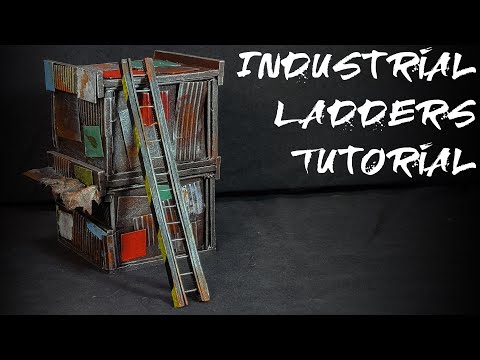 Industrial Ladders Tutorial - Necromunda, 40K, Wargaming