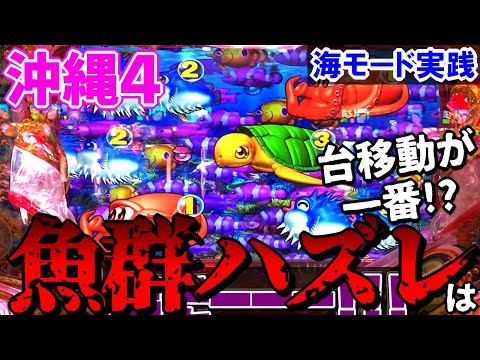 魚群ハズレは台移動にかぎる!!【海モード実践】海物語 IN 沖縄4 ミドル 沖海4【実践#49】