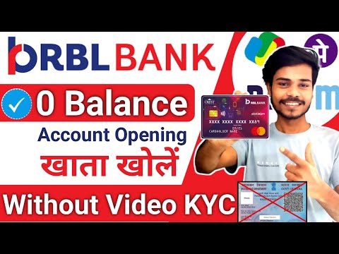 Without Video KYC | rbl bank zero balance account opening online 2024 | zero balance account 2024