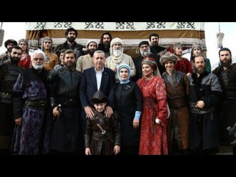 ERTUGRUL GHAZI drama(chumhurbaşkani Erdoğan,''Ertugrul"dizisinin setini ziyaret.....)#trending #ertu