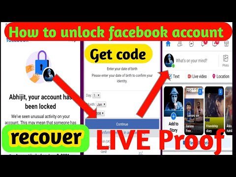 how to unlock your facebook account without identity 2022 | facebook account locked how to unlock