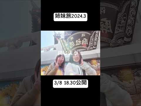 【姉妹旅】食いしん坊姉妹の横浜vlog #ショート #vlog #50代 #横浜