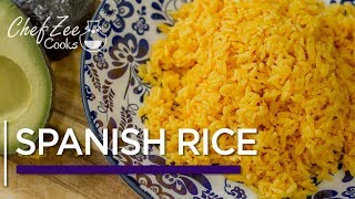 Yellow Spanish Rice Recipe | Arroz Amarillo | Made To Order | Chef Zee Cooks