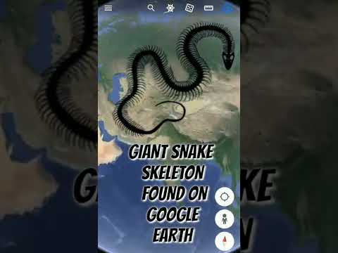 Giant Snake Skeleton Found🤯😱In Google Map|Google Map Secrets|