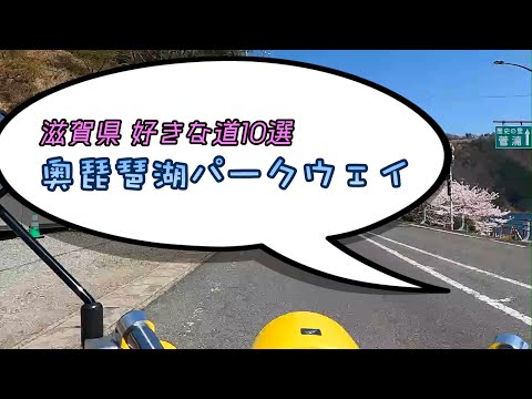 滋賀県好きな道10選：春の奥琵琶湖パークウェイ