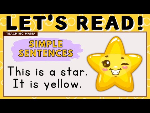 LET'S READ! | PRACTICE READING ENGLISH | SIGHT WORDS SENTENCES | LEARN TO READ | TEACHING MAMA