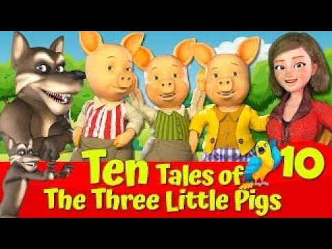 🔴Three Little Pigs and The Big Bad Wolf 🐷🐺|🔴 TEN Animated Fairytales for Kids💥