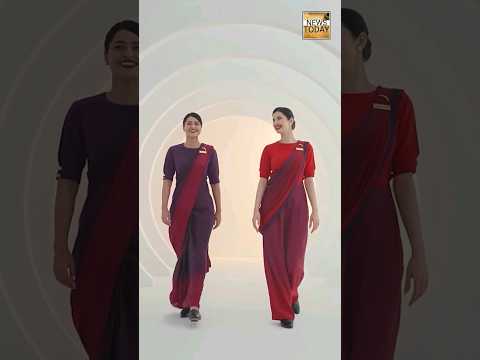 The story behind viral Air India dress designed by Manish Malhotra #news #india #tata #shorts #viral