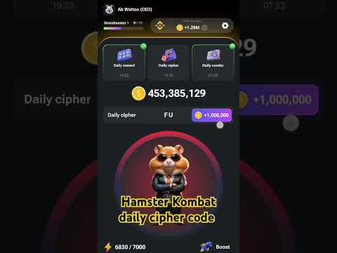 Hamster Kombat daily cipher code July 3rd 2024 | #hamsterkombatdailycipher #hamsterkombat