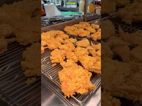 Fried chicken making+ French frice #shorts #youtubeshorts