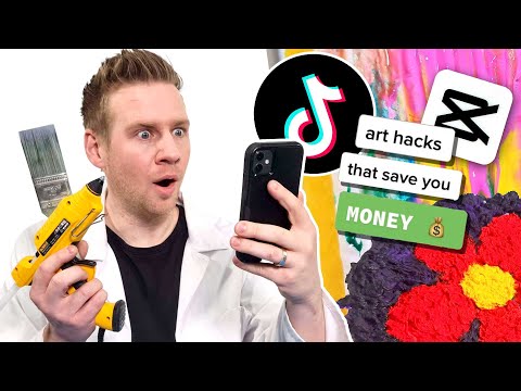 Did I find the BEST TikTok Art Hacks?!