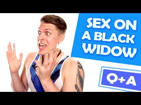 Sex on top of a black widow!?